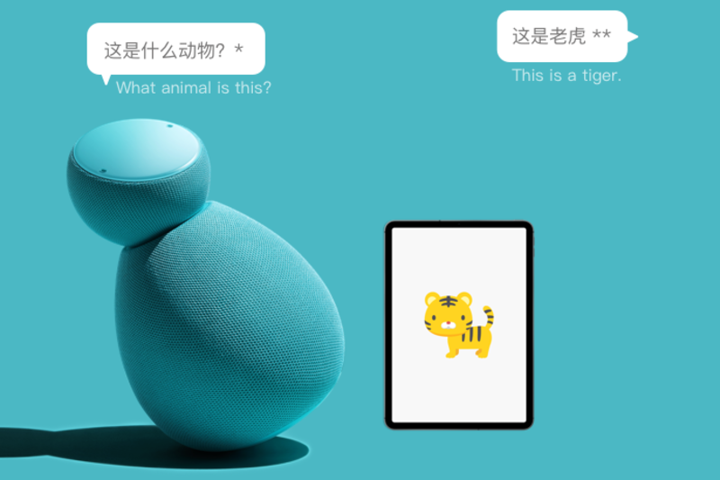 中英 AI 語音 x 詞語記憶遊戲，Lily 智慧喇叭教老外說中文