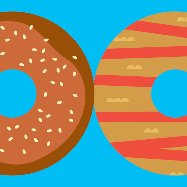 可愛的極簡美食設計，你看得出是什麼食物嗎？