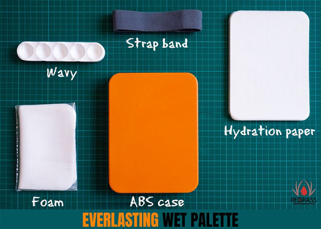 上架一天3,300人贊助！能讓顏料維持數天也水嫩好用的保水調色盤 Everlasting