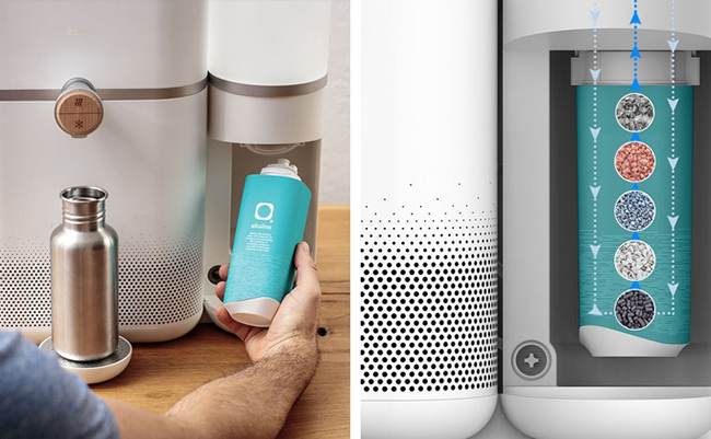能淨水、自製礦泉水的智慧濾水器 Mitte