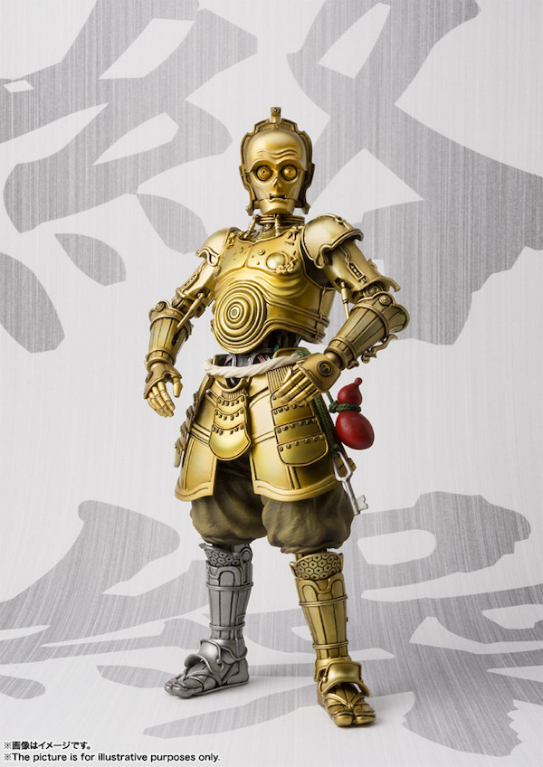日本傳統武士 x 星際大戰，BANDAI 聯名推出 C-3PO 武士模型