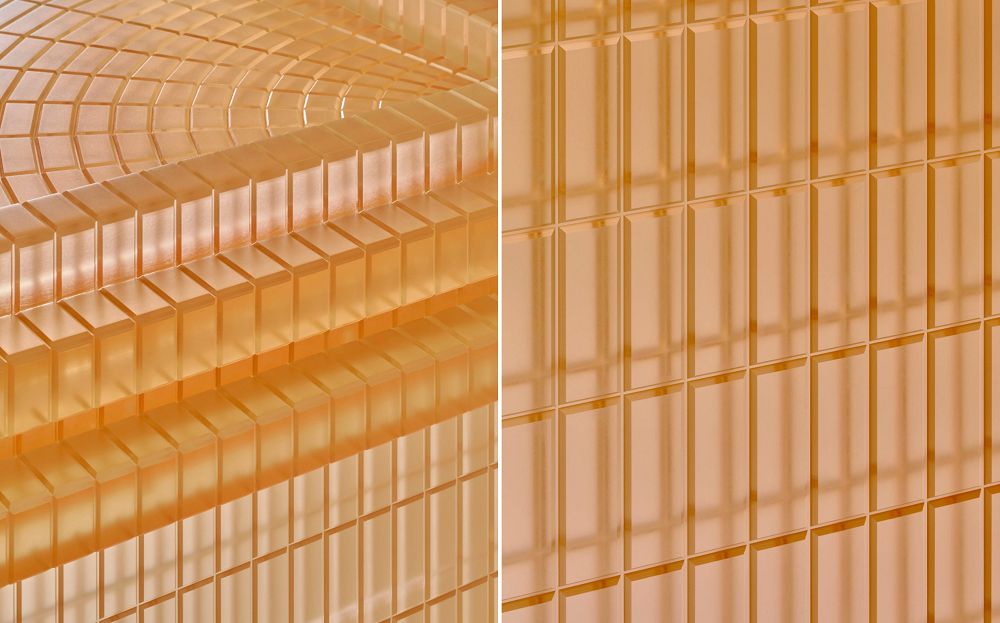 呈現光影穿透之美！微型建築般的家具Metropolis如同半透明磚塊的朦朧設計