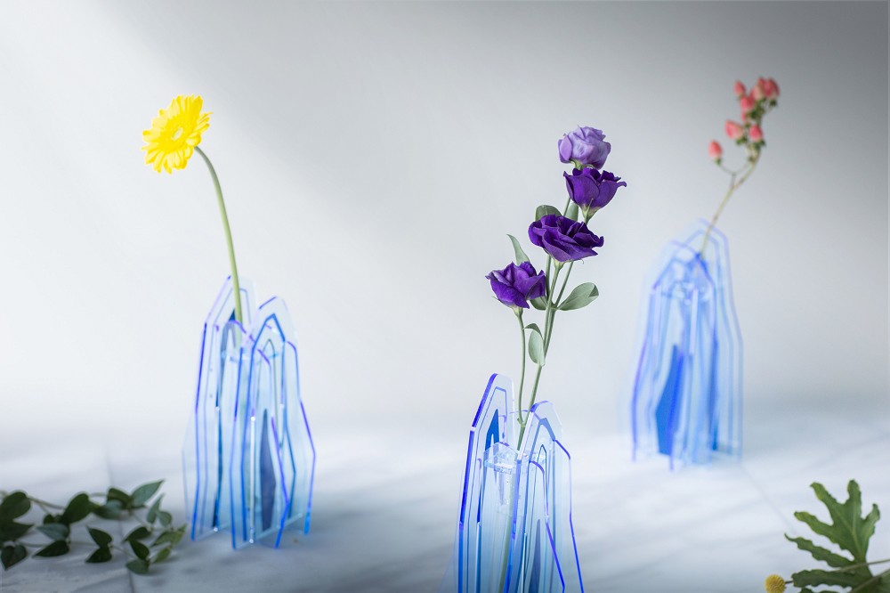 山水畫成設計花器！北美館ｘWU garden「世外塵∙花器」立體花藝微觀風景