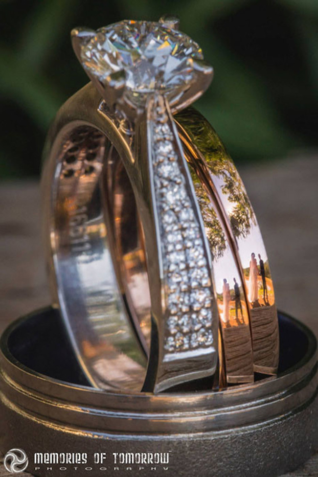 幸福魔戒的真實故事！閃耀光芒的環形婚紗照