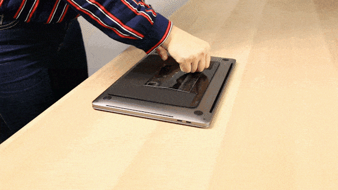 在哪都想舒服工作！極輕巧 MOFT 隨身筆電架，收合展開一秒完成