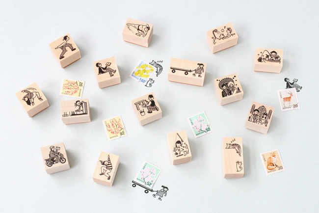 蓋上可愛小人郵戳，重拾書信往返的樂趣！