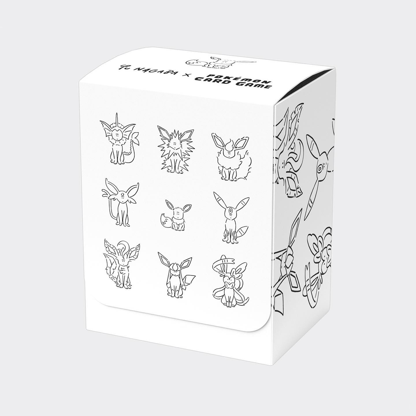 「長場雄×寶可夢卡牌」第2彈登場！簡約線條畫出伊布家族躍上收藏盒、卡牌設計