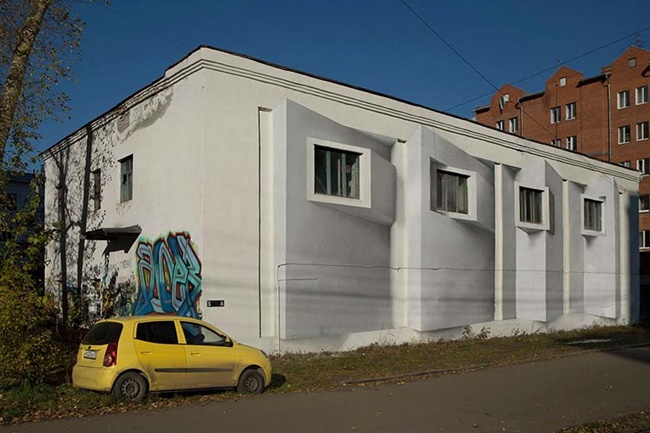 眼見不一定為憑！欺騙你雙眼的 3D 立體錯視牆