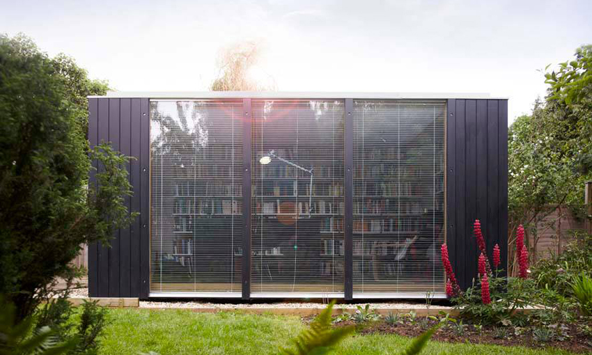 不怕吵鬧的個人貨櫃工作室