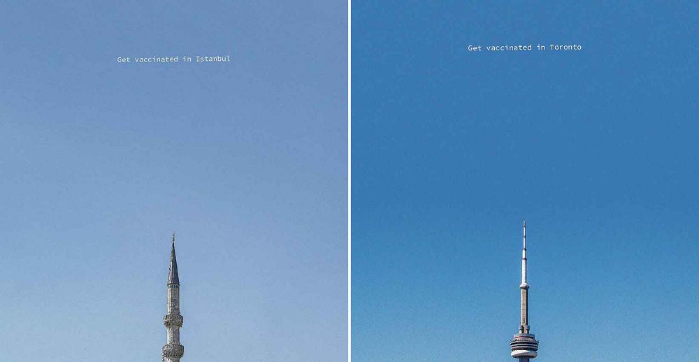 當巴黎、東京鐵塔變身疫苗針筒！葡萄牙攝影師Hugo Suíssas的幽默錯位攝影