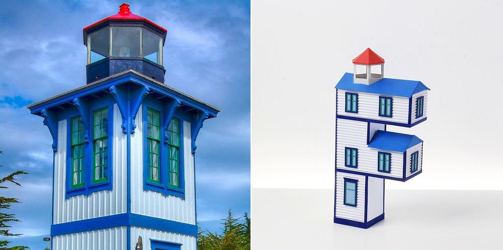 英文字母變身建築紙雕！英國藝術家Mel Edwards巧手下充滿魏斯安德森風格的紙創作