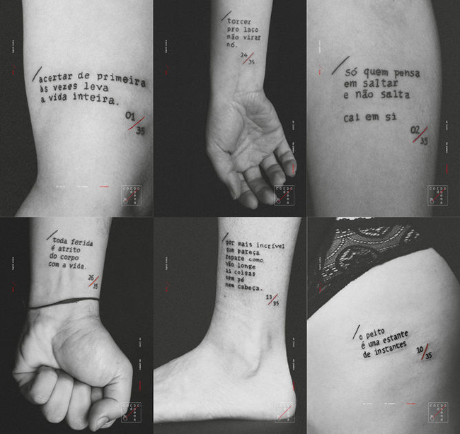 我在肋骨，寫一首詩！屬於文青的浪漫型刺青