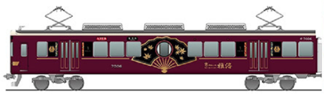 車廂濃濃京都味,下一次日本行就決定是鐵道之旅了!