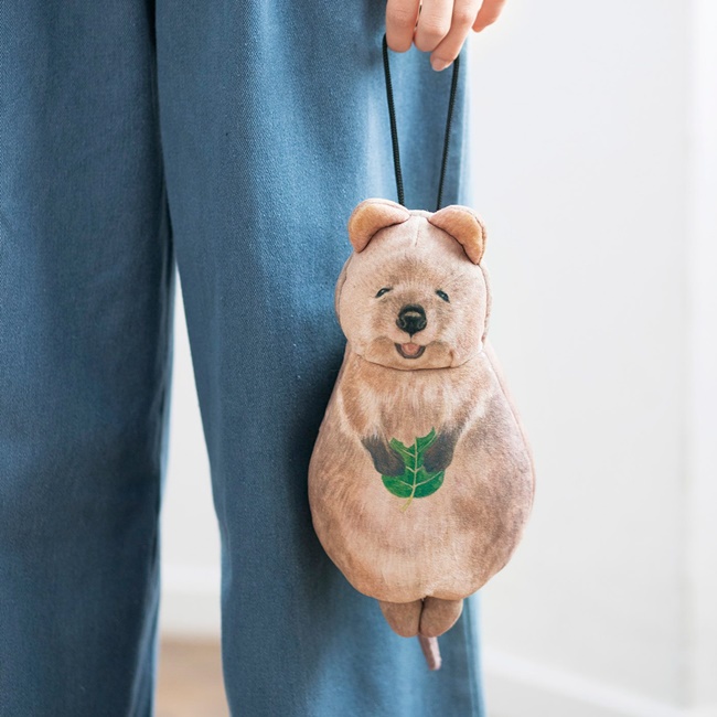 最佳自拍王是你!「短尾矮袋鼠收納包」不只收納,更能一起微笑自拍