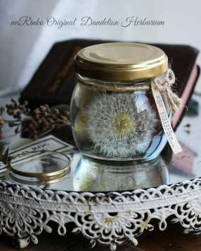 將輕柔浪漫捧在手中，日本罐中蒲公英飾品