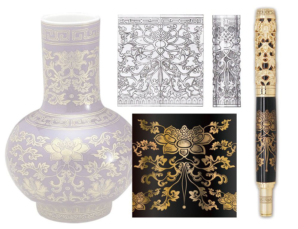 故宮「金番花青地」花瓶化為靈感繆思！ARTEX x 故宮聯名金番花文具組，讓書寫也有帝王級藝術體驗