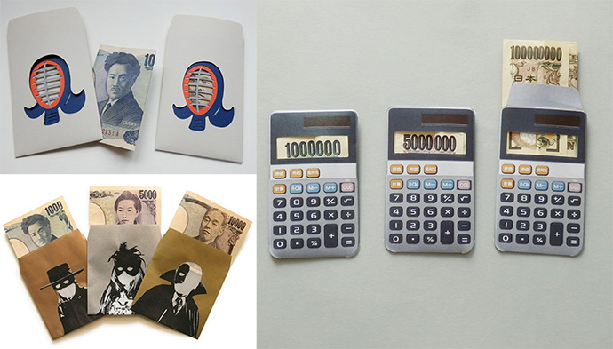 「疫情風」紅包禮金袋！日幣上的歷史偉人也要戴上口罩居家隔離，大玩創意的日本鏤空紙鈔信封