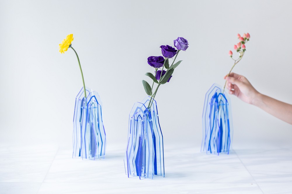 山水畫成設計花器！北美館ｘWU garden「世外塵∙花器」立體花藝微觀風景