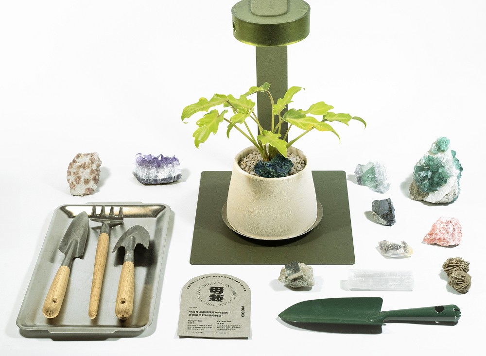 台北富錦街「澆綠俱樂部」限時登場！結合植物培育燈具、植栽、礦石打造療癒體驗