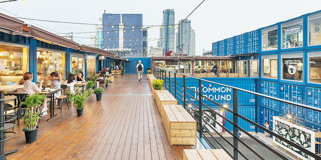 韓國旅遊必逛！Common Ground 世界最大藍色貨櫃商圈