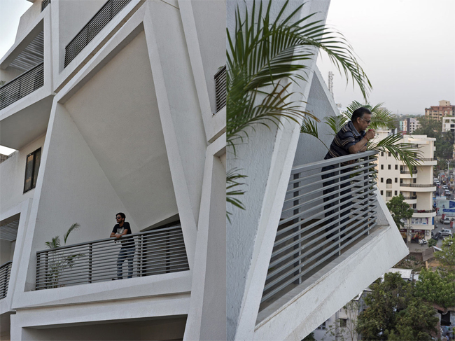 印度不規則公寓，讓建築去將就夏天吧！