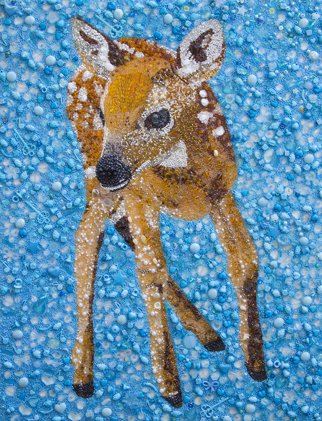 這些動物不簡單！受網友好評的串珠與鈕扣創作