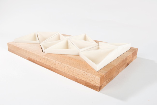 拼湊你的三角食器，眼鼻口一起享受美食饗宴