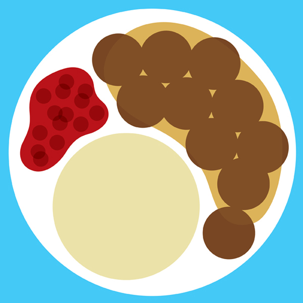 可愛的極簡美食設計，你看得出是什麼食物嗎？