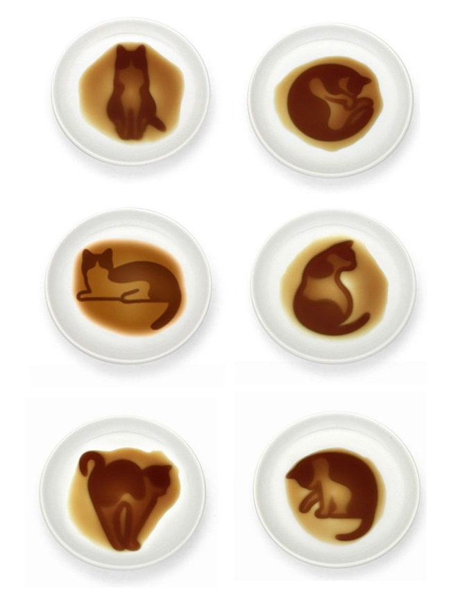 沾個醬油也能被萌暈！6 款「貓咪醬料碟」賓士貓現蹤跡