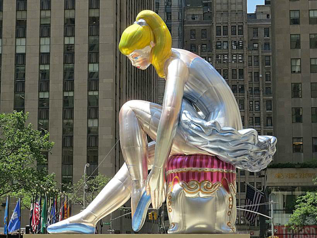 巴黎：我們不要這個「免費」的傑夫昆斯雕塑