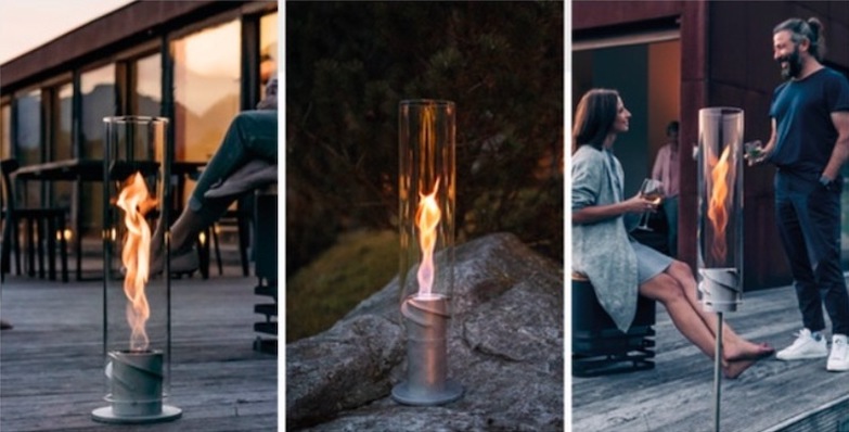 天冷聚會的座陪好手！不僅優雅更帶來溫暖的 SPIN 玻璃螺旋火炬燈