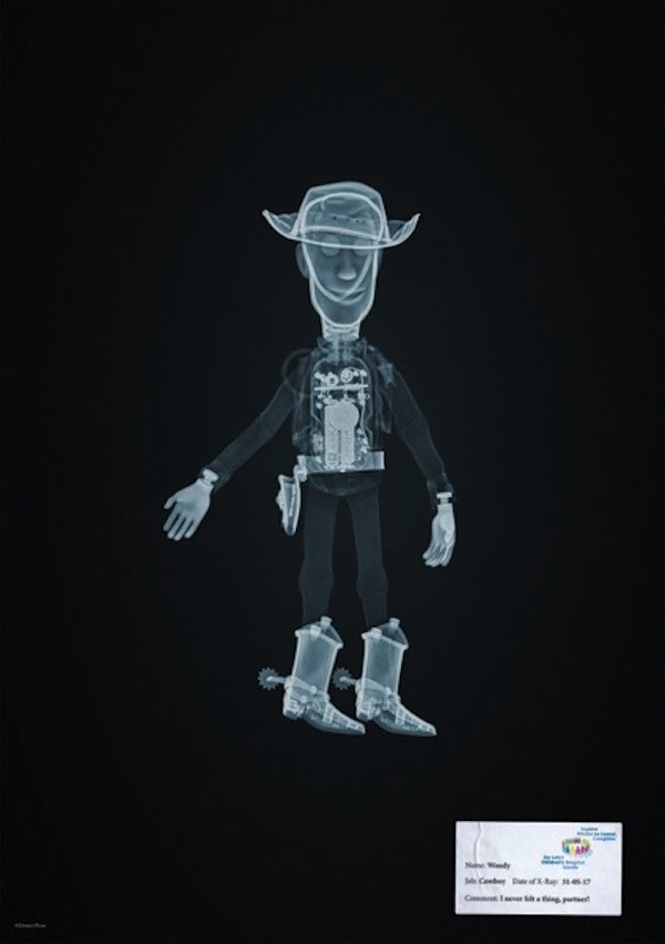 最童趣X光照！愛爾蘭兒童醫院攜手《玩具總動員》趣味視覺減少孩童就醫恐懼