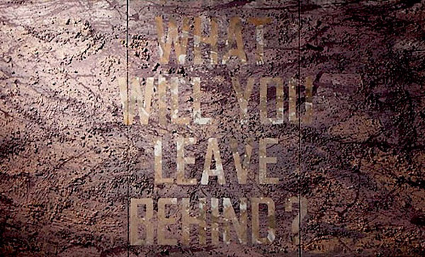 10 萬個微小的陶瓷頭骨「WHAT WILL YOU LEAVE BEHIND?」