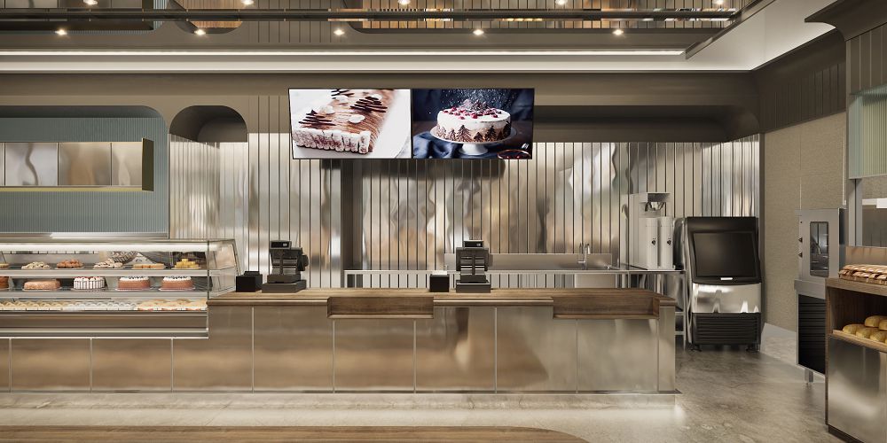 最美 85度Ｃ 店鋪空間！清水模招牌、直紋玻璃與淺色木質混搭，化身台北景美街角烘焙小舖