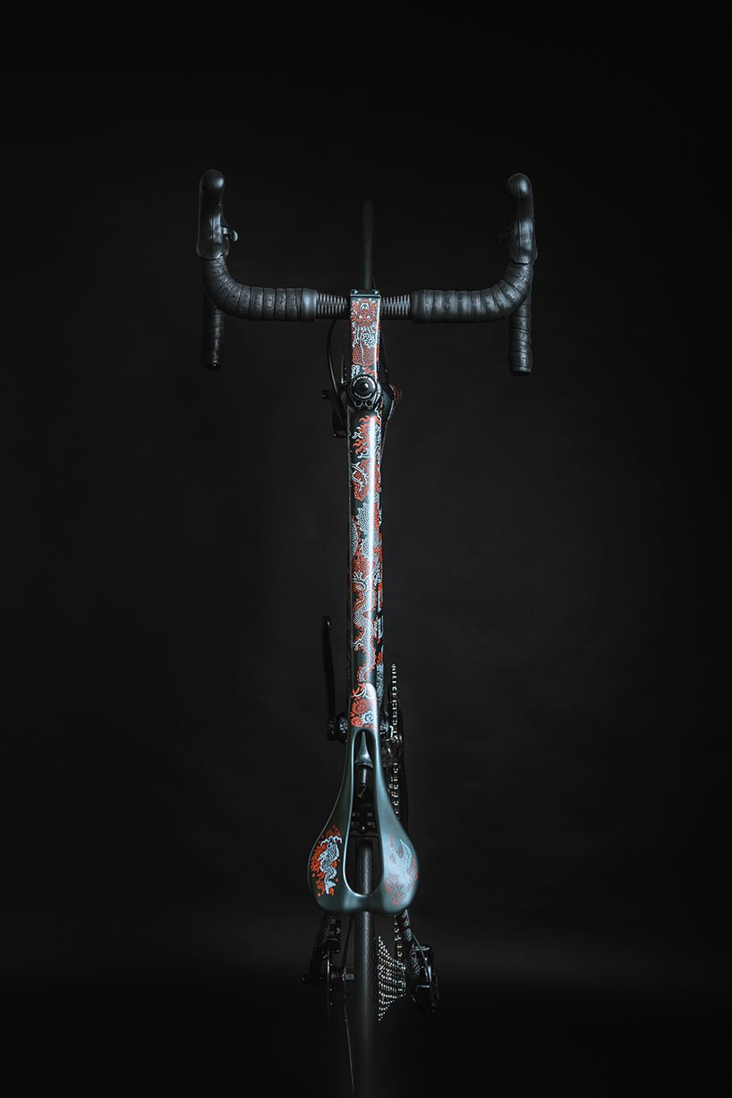 超精緻手繪東洋風格花紋自行車 scalatore samurai！捷克插畫師繪出龍紋、武士圖騰的個性車款