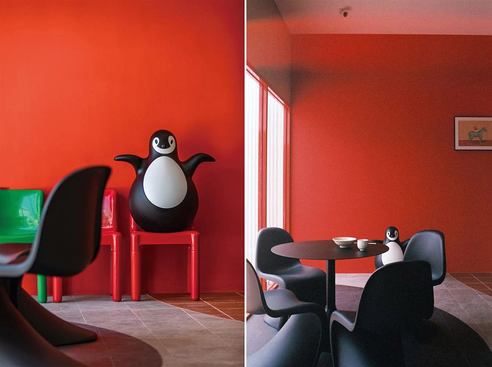 屏東「美菊麵店」2.0！以鮮明配色、質感物件打造南國最美麵店空間