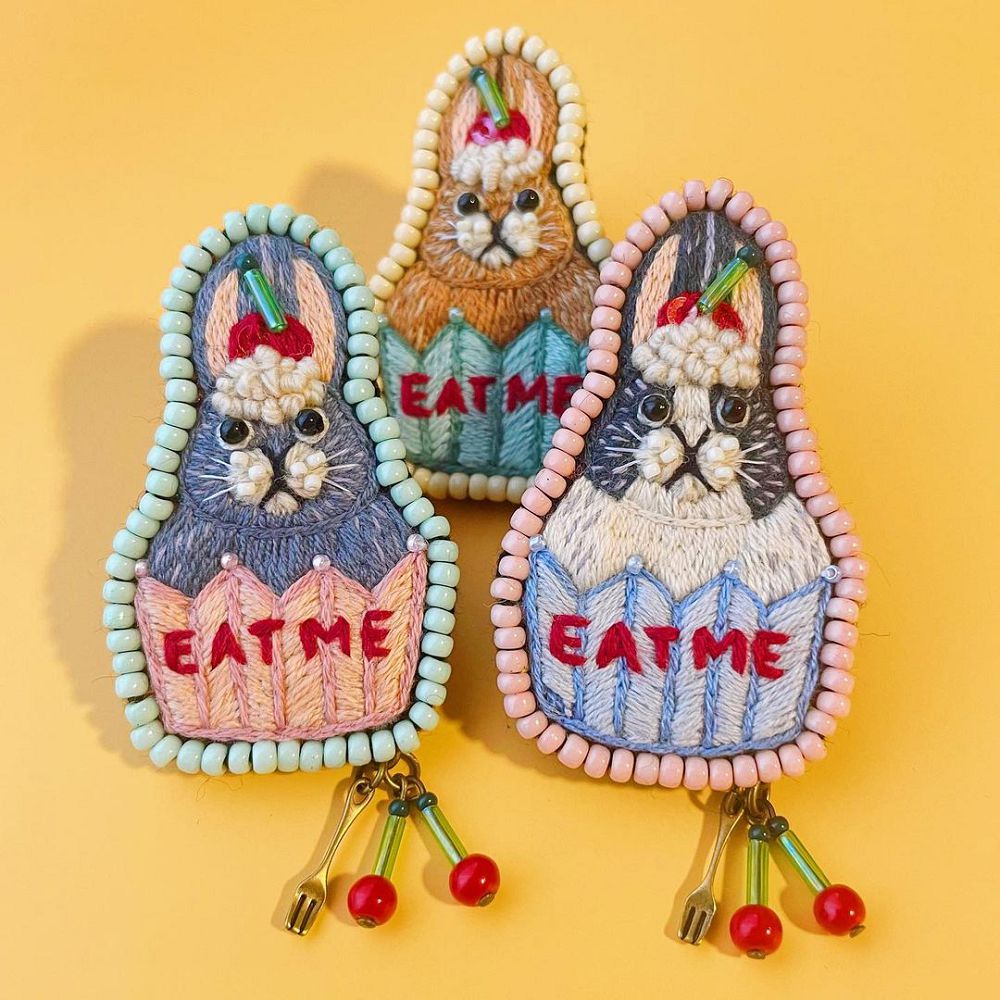 5個必追日本刺繡IG帳號！野菜、動物、甜點通通變身絕美刺繡創作