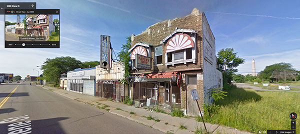 由 Google Maps 來看消失的底特律