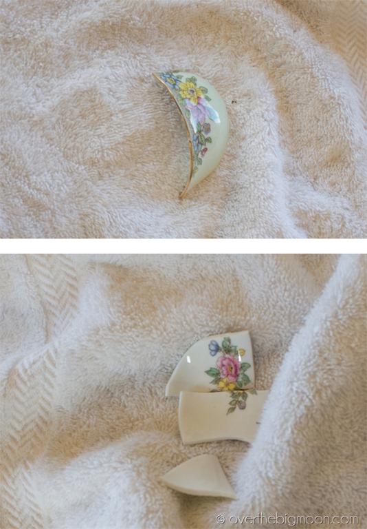 【DIY OK】歲歲平安！打破的美麗茶杯再製