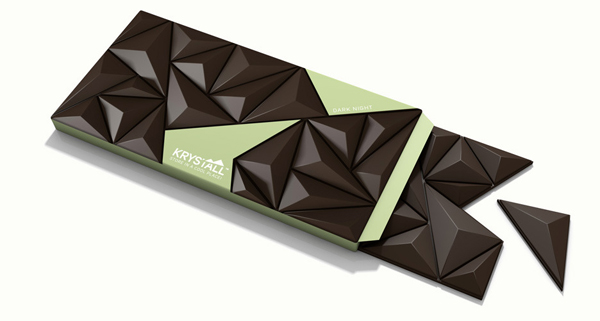 三角形包裝設計，跳脫方形巧克力的思維