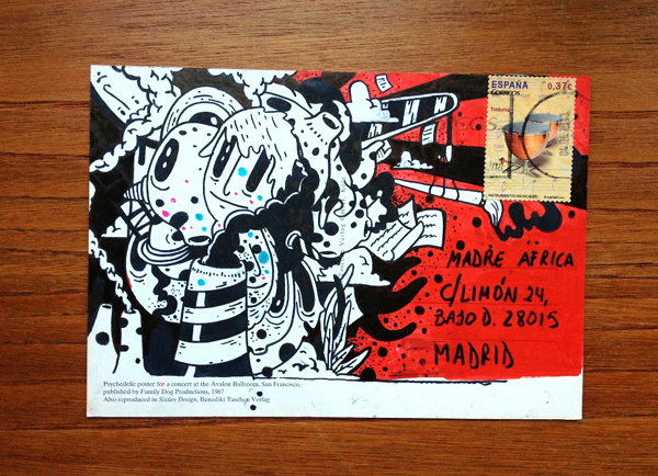 發送郵件的藝術，來自全世界各地的愛心明信片