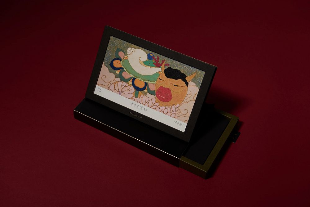 藝術級的燙金紅包組「一絆」！以水牛穿梭為靈感，集結 3 位台灣藝術家的美感紅包袋