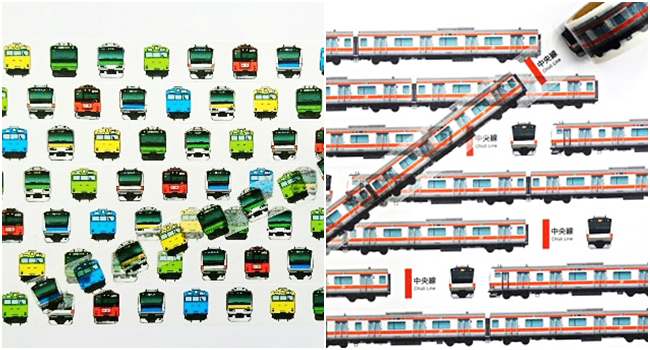 日本電車魅力新發現！TRAINIART 鐵道主題紙膠帶上市！