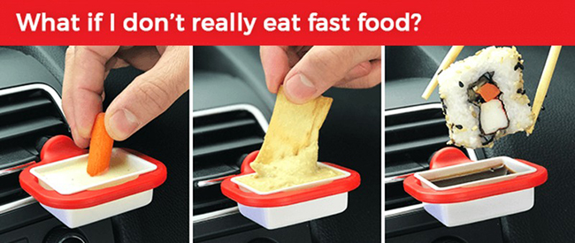 吃雞塊沾醬才是本體！DipClip 醬料的安全座椅