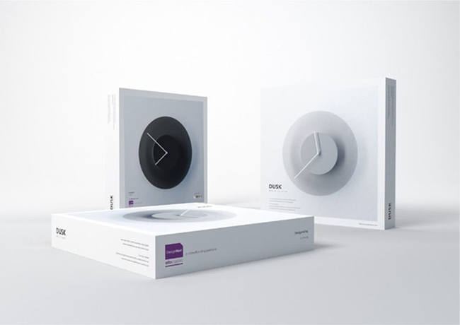 跟天色一樣越晚越黑！在黑與白之間流轉的 DUSK 變色時鐘
