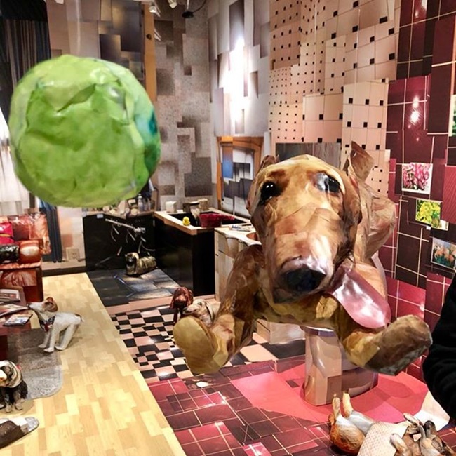 怪奇狗物語現身，跟著「拼貼3D狗雕塑」墜入超現實空間