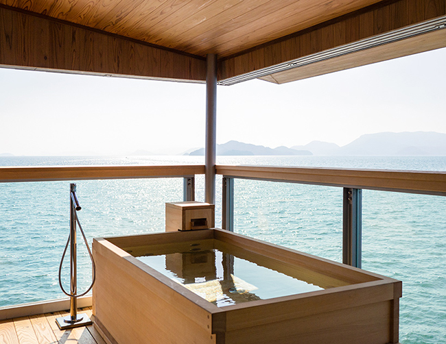 瀨戶內海漂浮旅館「guntû」!飽覽無敵海景的海上移動旅館