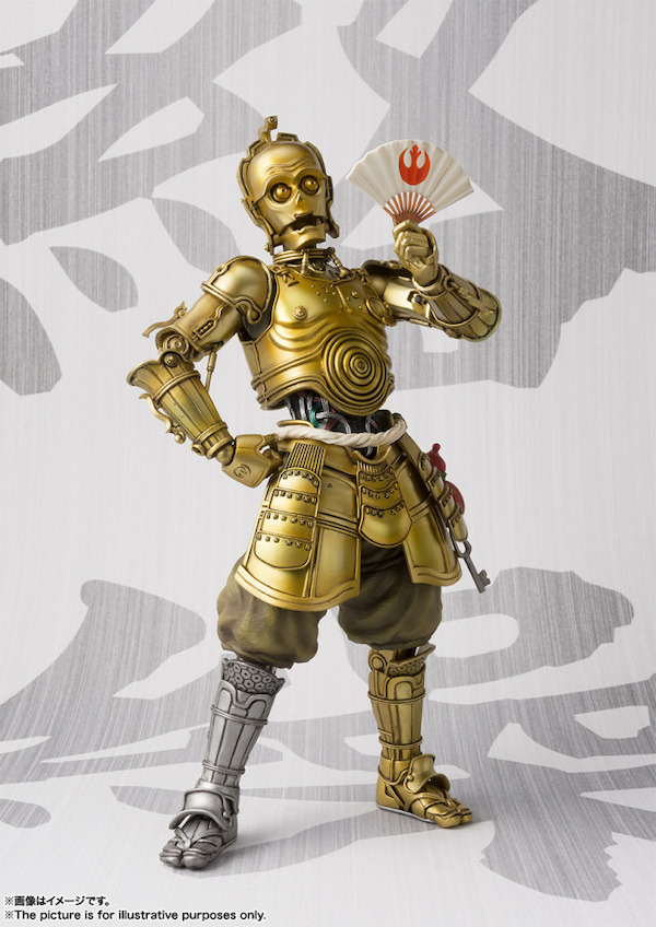 日本傳統武士 x 星際大戰，BANDAI 聯名推出 C-3PO 武士模型