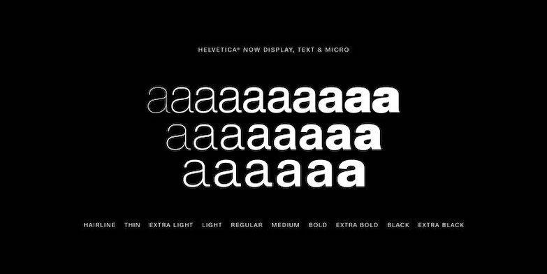 世上最普遍的字體 Helvetica 發行35年更新改版！蒙納全新推出 Helvetica Now 開放下載中