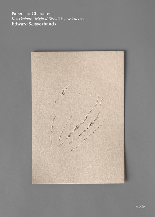 用紙來說劇情，簡約電影海報設計